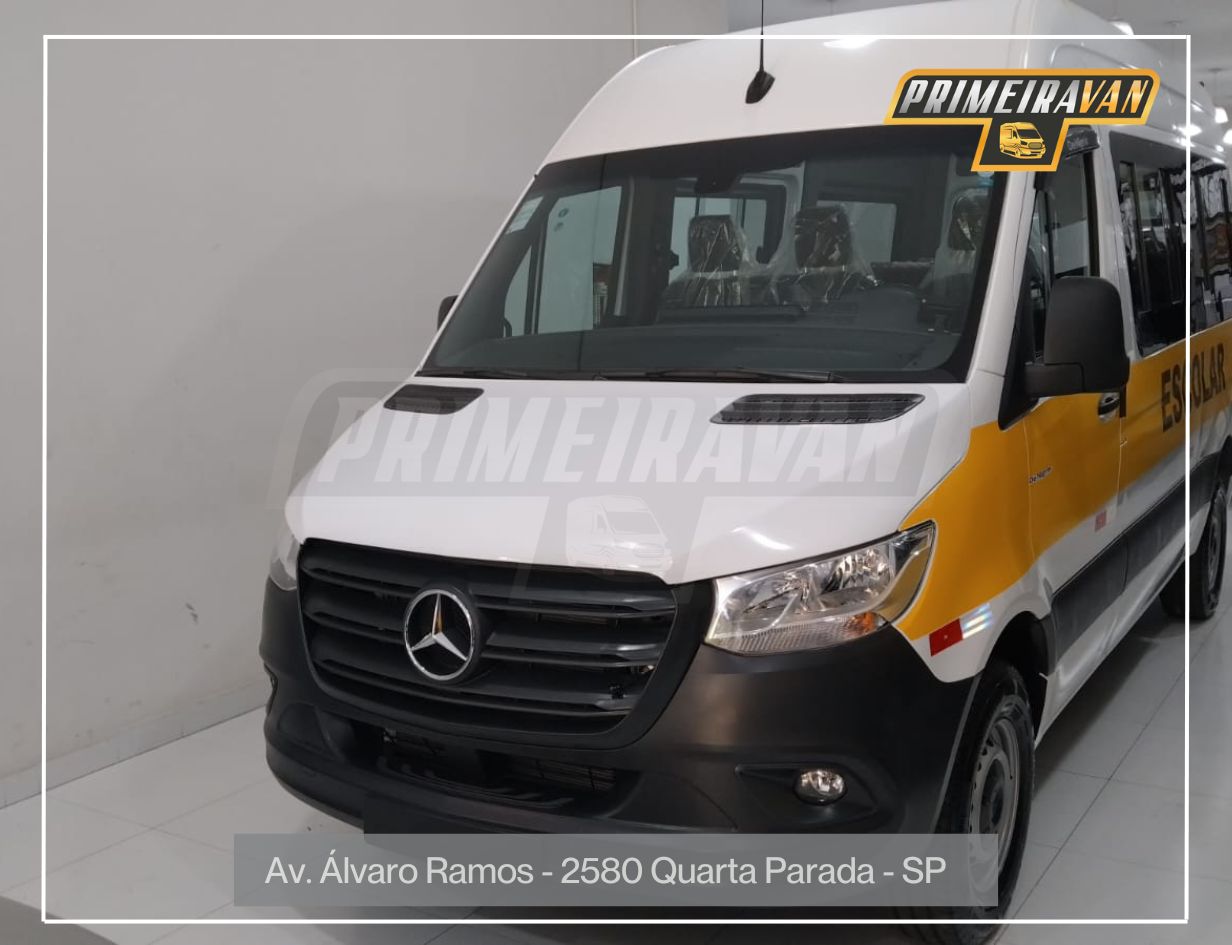 Sprinter 417 Escolar - 24 Lugares - LED, Patamar, Ar Condicionado Frontal e Traseiro - Zero Km - 2024/2025 A Partir de R$ 299.900,00