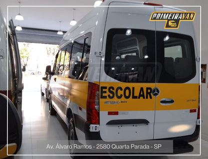 Sprinter 417 Escolar - 24 Lugares - LED, Patamar, Ar Condicionado Frontal e Traseiro - Zero Km - 2024/2025 A Partir de R$ 299.900,00