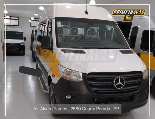 Sprinter 417 Escolar - 24 Lugares - LED, Patamar, Ar Condicionado Frontal e Traseiro - Zero Km - 2024/2025 A Partir de R$ 299.900,00