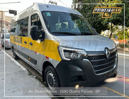 Renault Master Escolar - 20 ou 24 Lugares - Zero Km - 2025 - A partir de R$295.900,00